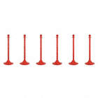 STANCHION LIGHT DUTY RED 6 PACK