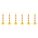 STANCHION MD YELLOW/MAGENTA 6 PACK
