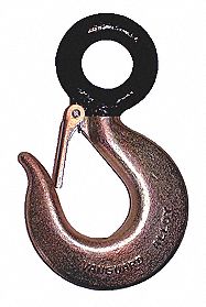 SWIVEL HOOK, WITH LATCH KIT, WLL 24299 LB, GOLD, 11T, ALLOY STEEL/PAINTED