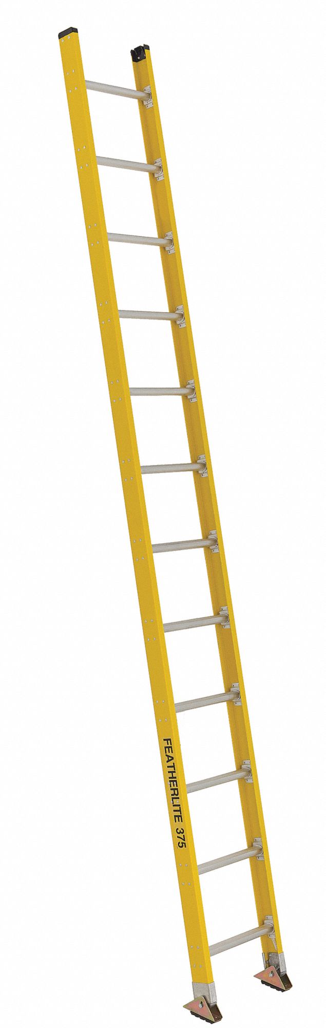 5600D SERIES STRAIGHT LADDER, YELLOW, 17 IN W X 12 FT H, TYPE IAA ANSI