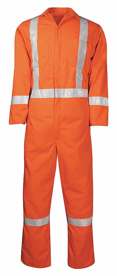 COVERALL,SZ M,ORANGE