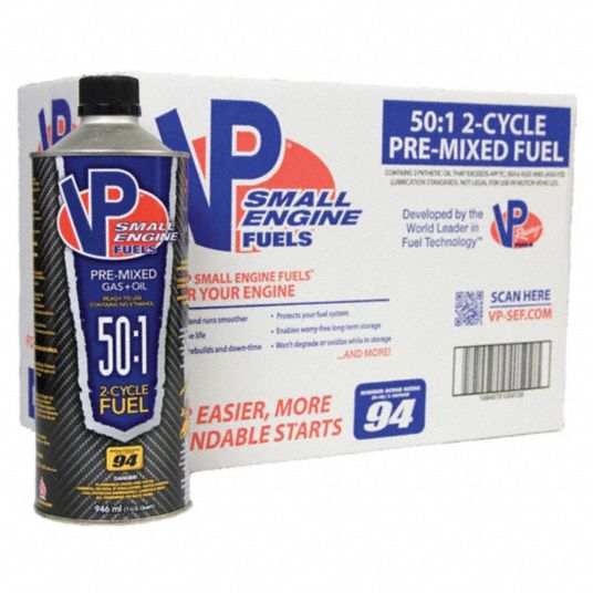 VP SMALL ENGINE FUELS Small Engine Fuel, 2 Cycle, 22 °F Flash Point (F