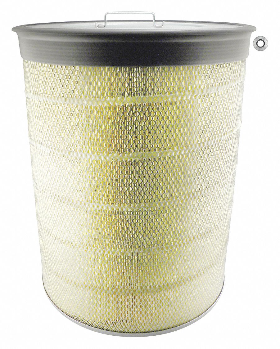 Automotive Air Filter: Round-Oval, Engine, Round, Axial Seal, 17 5/8 in Outside Dia