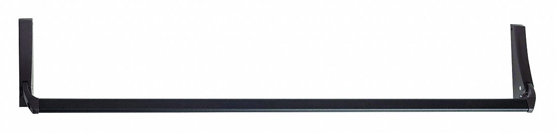 Exit Device: 44 in Max Door Wd, Bronze