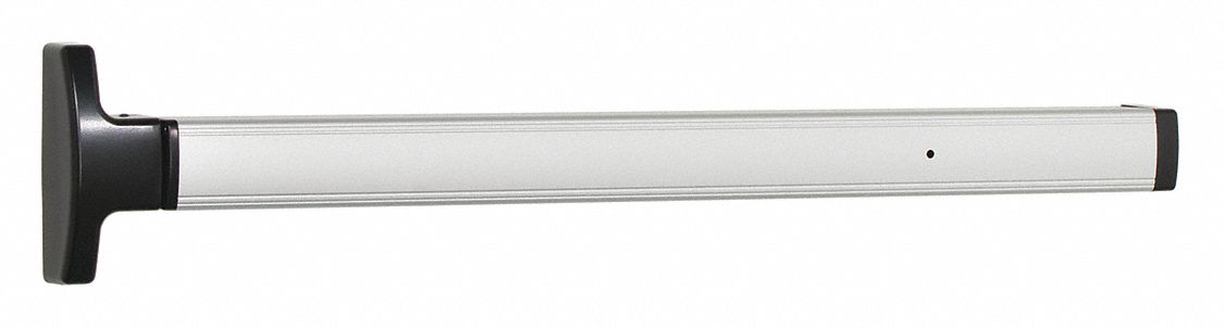Concealed Vertical Rod: 36 in Max Door Wd, Aluminum