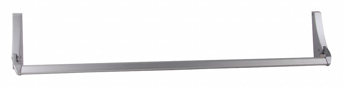 Concealed Vertical Rod: 44 in Max Door Wd, Aluminum