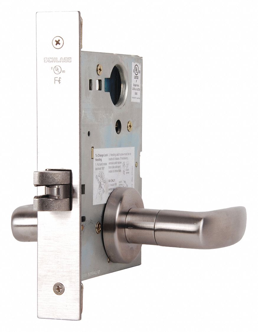 Door Lockset: Passage Lever Locksets, Stainless Steel