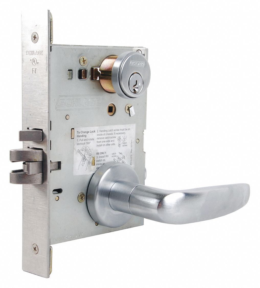 How to remove inside handle for Schlage Mortise lock? (I have