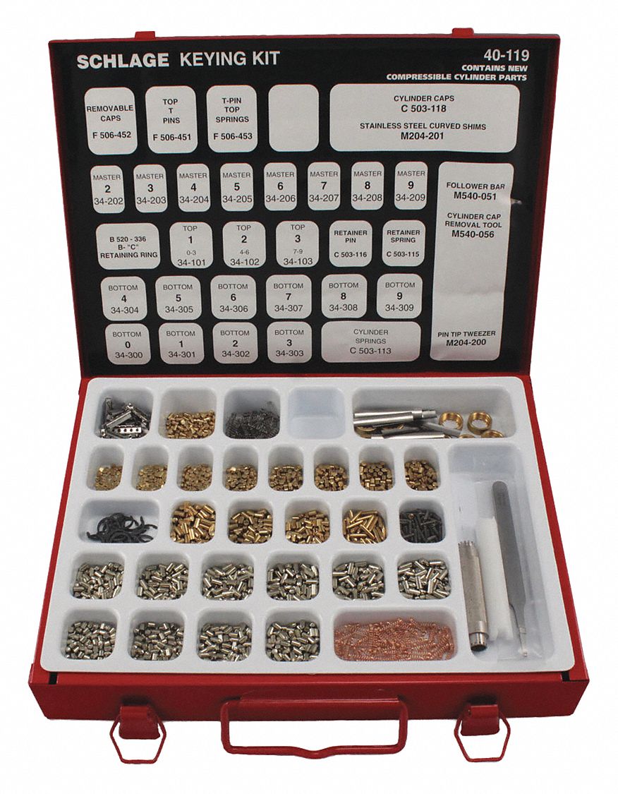 PINNING KIT,FOR LOCKSET CYLINDERS