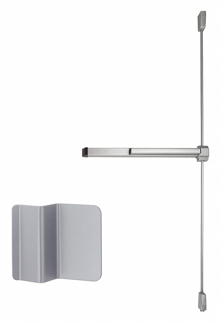 Exit Device: 3 ft Max Door Wd, Aluminum