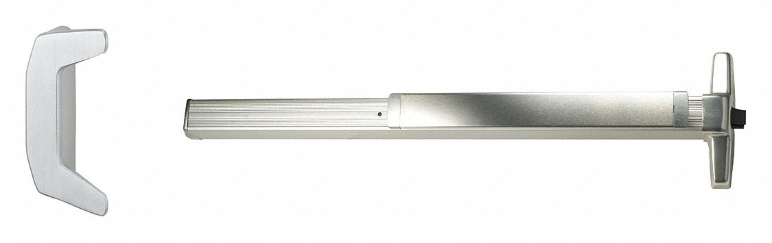 Exit Device: 3 ft Max Door Wd, Chrome
