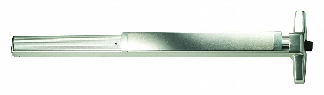 Exit Device: 3 ft Max Door Wd, Chrome