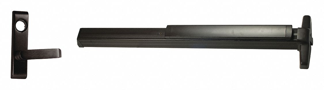 Exit Device: 3 ft Max Door Wd, Bronze
