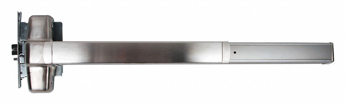 Exit Device: Mortise, 3 ft Max Door Wd, Chrome