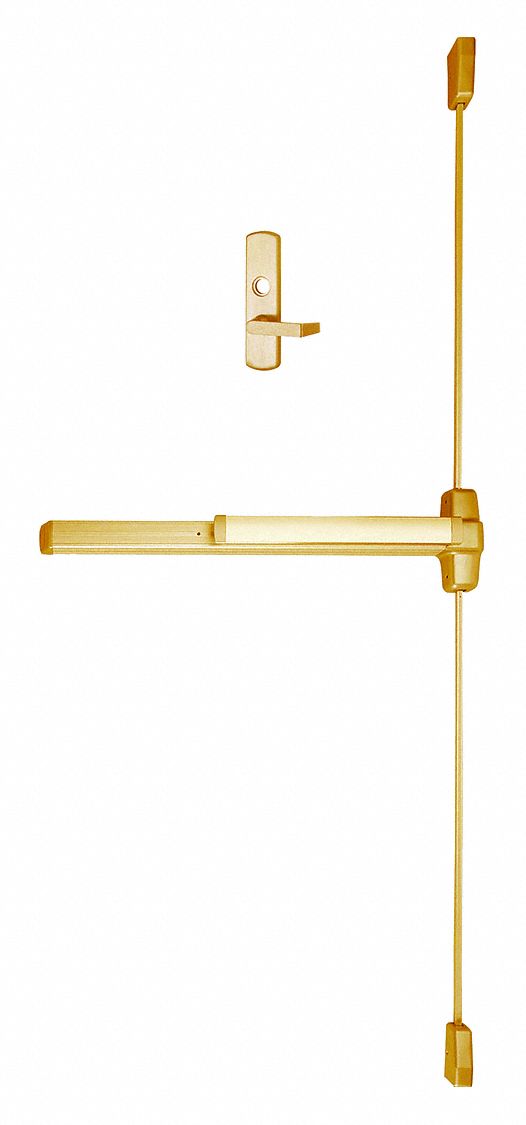 VON DUPRIN, 4 ft Max Door Wd, Bronze, Surface Vertical Rod - 46TU41 ...