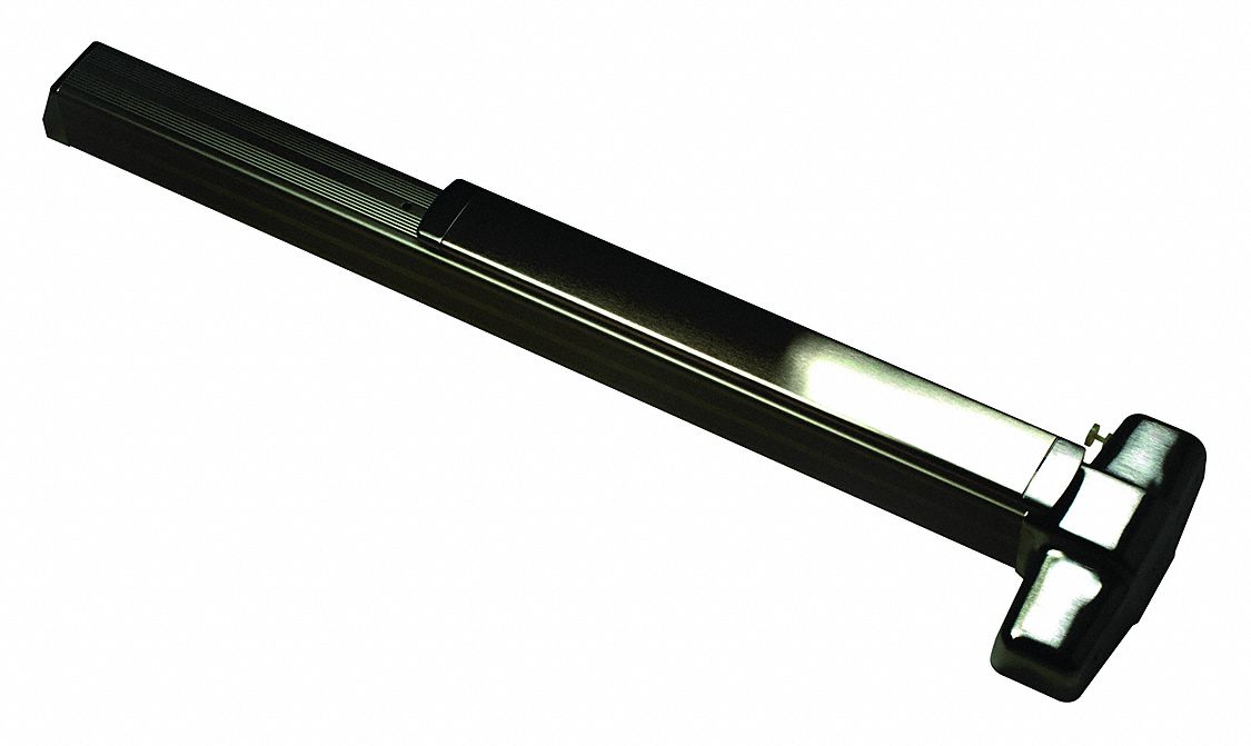Concealed Vertical Rod: 3 ft Max Door Wd, Bronze