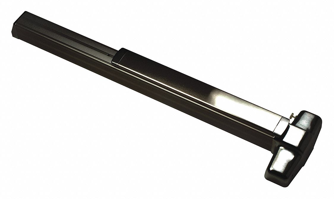 Concealed Vertical Rod: 3 ft Max Door Wd, Bronze