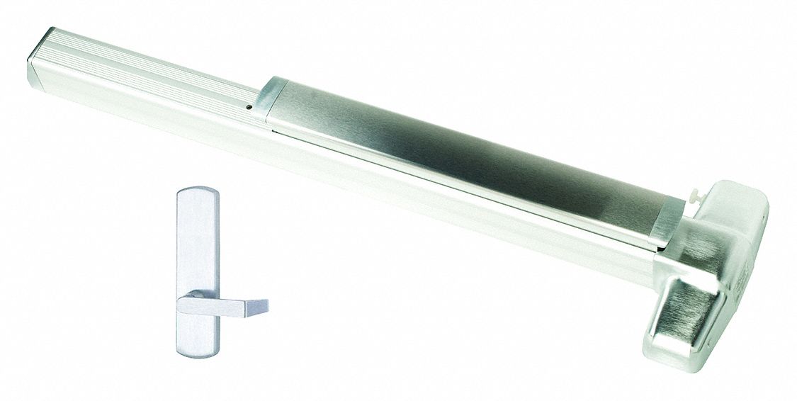 Exit Device: Mortise, 4 ft Max Door Wd, Chrome