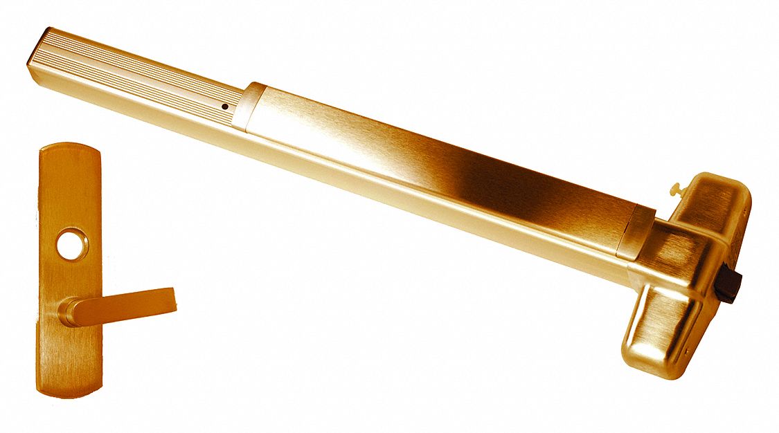 Exit Device: 4 ft Max Door Wd, Bronze