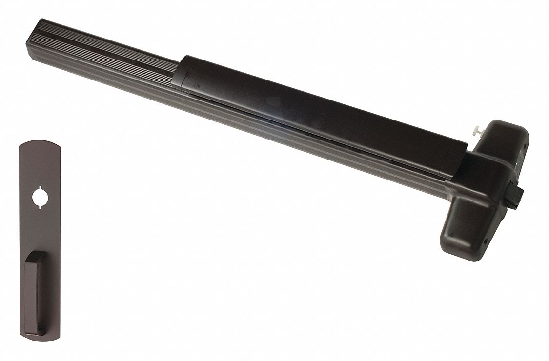 Exit Device: 3 ft Max Door Wd, Bronze