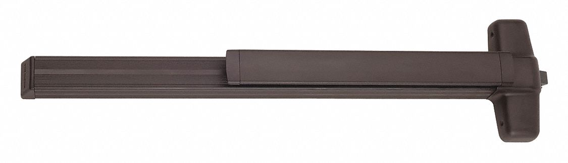 Exit Device: 3 ft Max Door Wd, Bronze