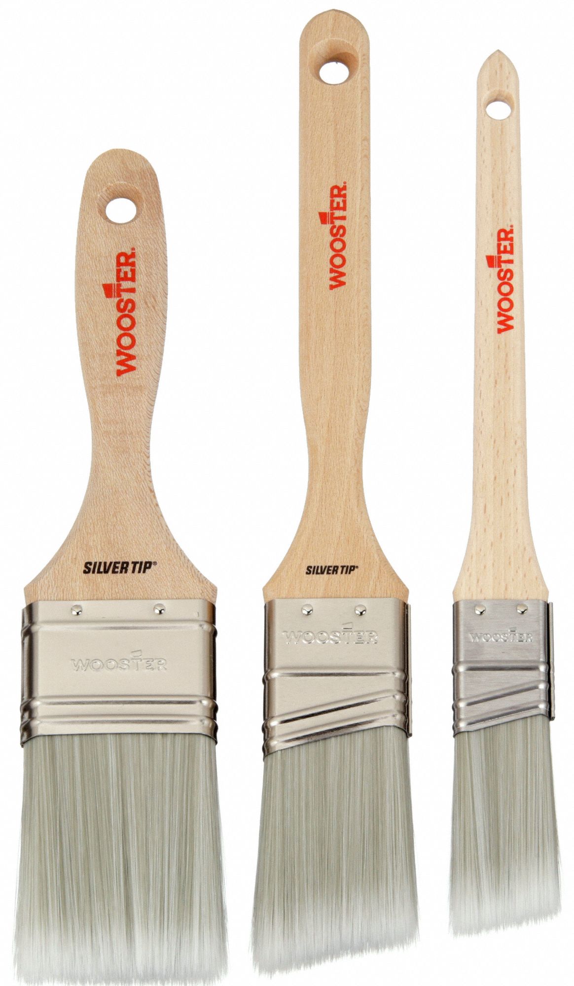 Wooster Silver Tip Thin Angled Paint Brush