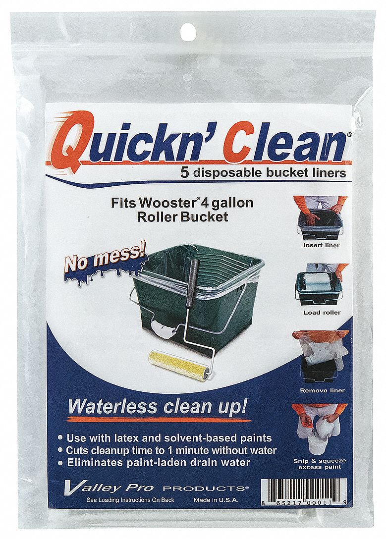 Paint Bucket Liner 4 gal 13 1/2 PK5