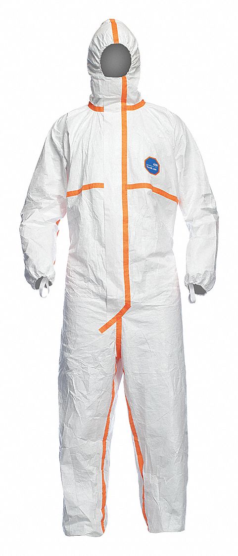 COVERALL,WHITE,SZ S,CA25