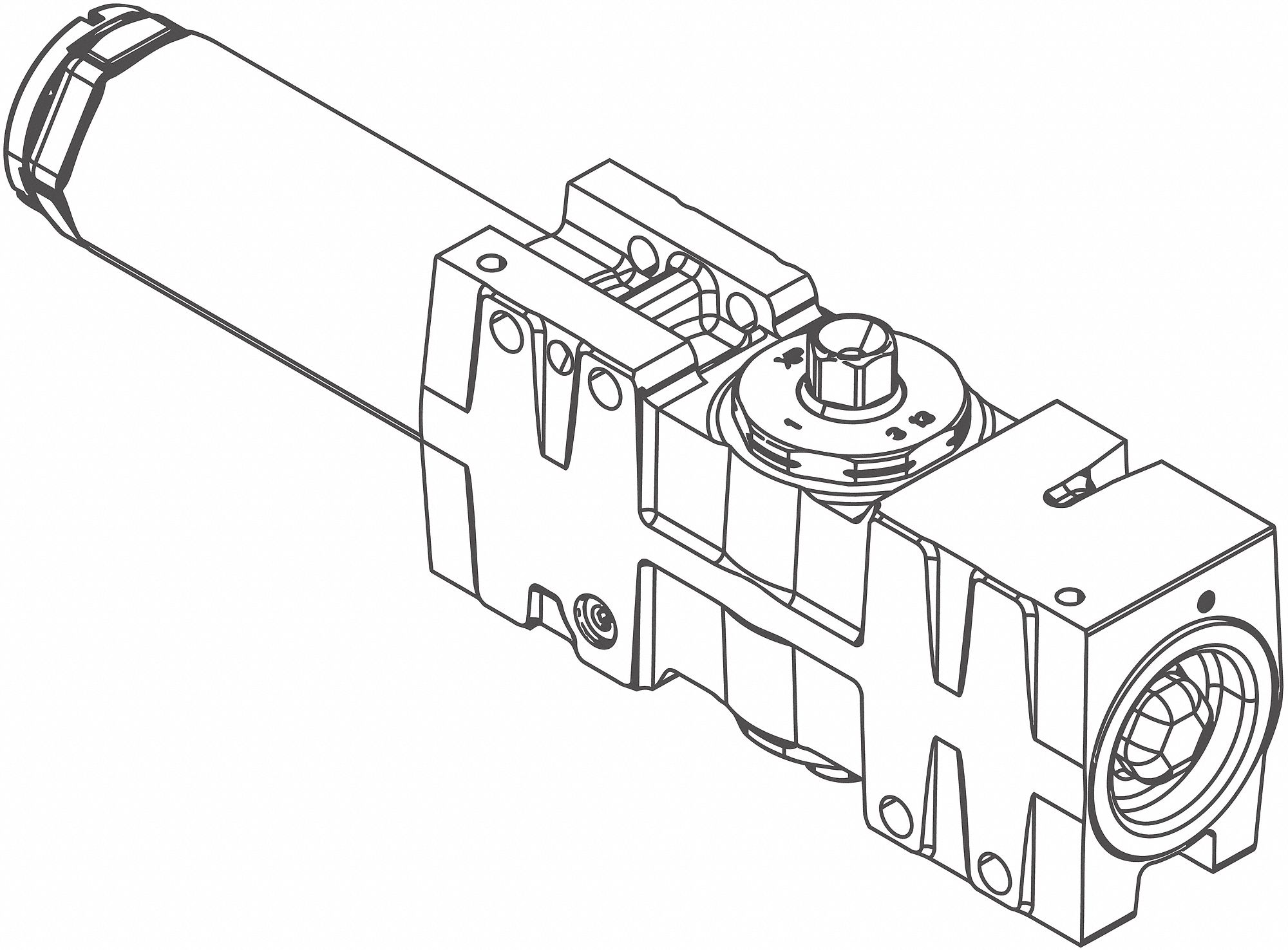 Standard Cylinder Assembly Slvr Alum