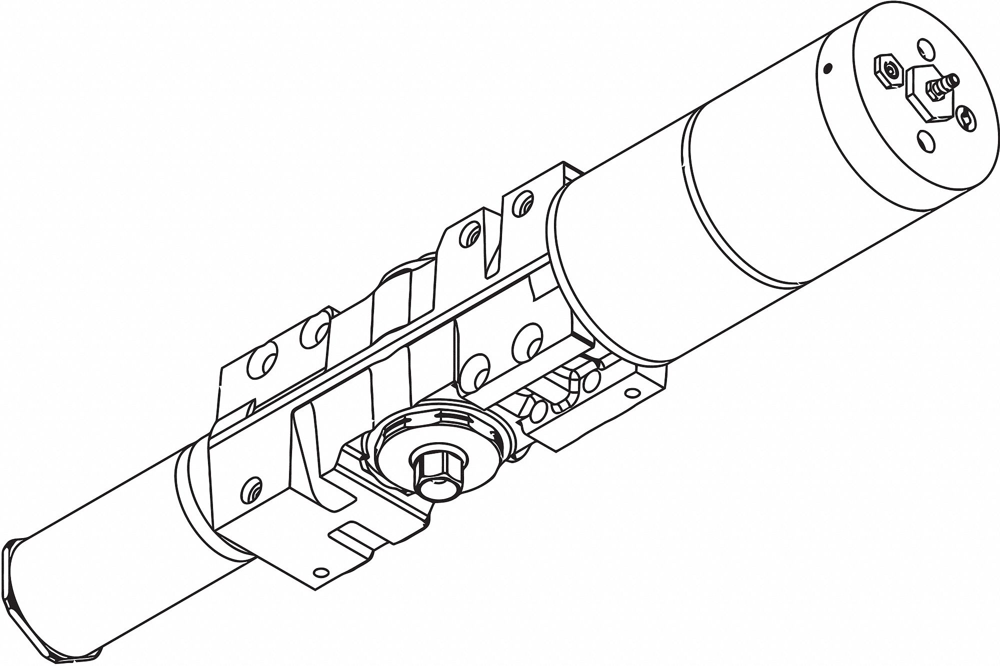 LCN, Aluminum, Electric Door Operator 46TY5546313971 AL Grainger