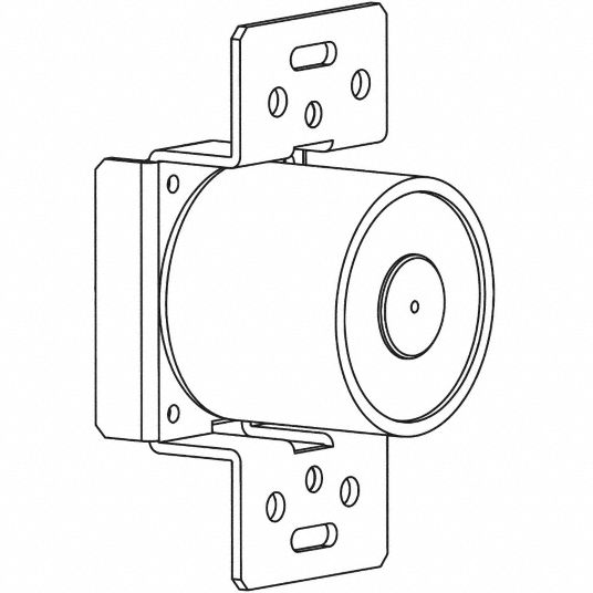 Wall - Mounted, Aluminum, Electromagnetic Door Holder - 46TY66|SEM7850 ...