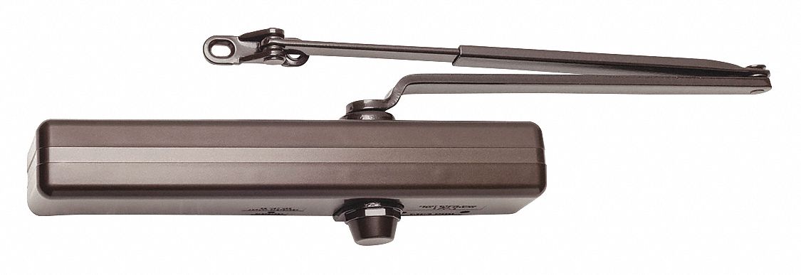 DOOR CLOSER,DARK BRONZE,3INW,REVERSIBLE