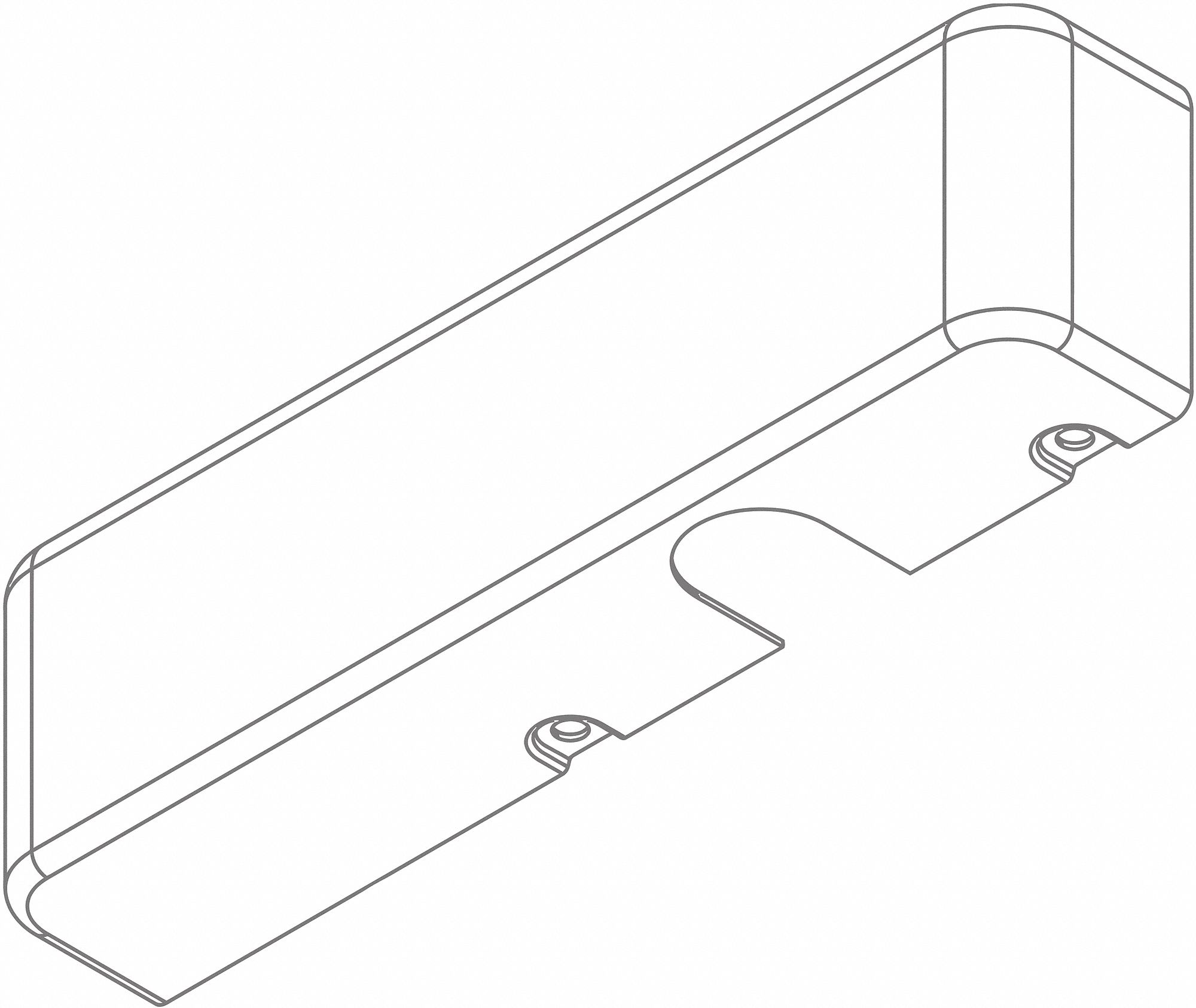 Door Closer Cover: Aluminum