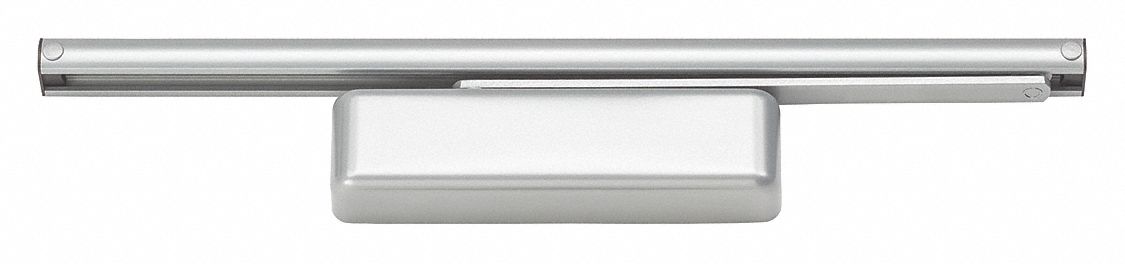 Door Closer: Std Mounting Type, Grade 1 - Heavy Duty, Aluminum, 10 5/16 in Lg