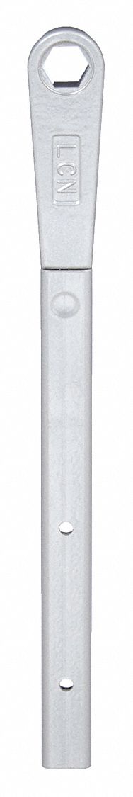 ARM AND TUBE,SILVER,ALUMINUM,7-1/4 IN L