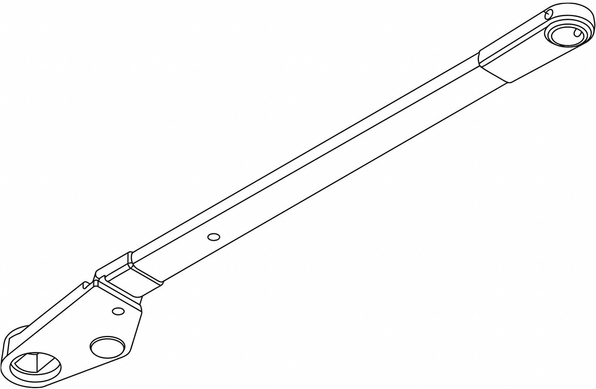 Door Closer Arm: Aluminum