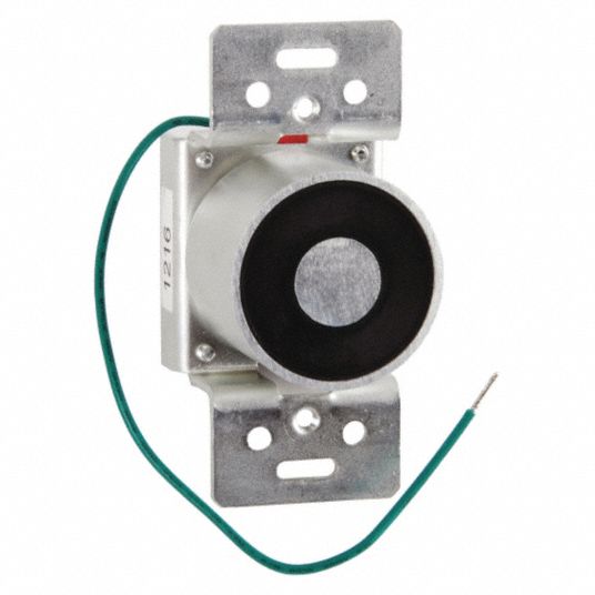 LCN Electromagnetic Door Holder: Surface, Aluminum, 0.02A @ 24V DC/0.03A @  12V DC/110V AC