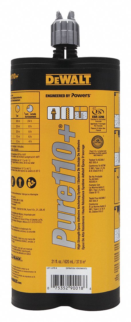 46U181 - Adhesive Anchoring System Pure110+ 21 oz