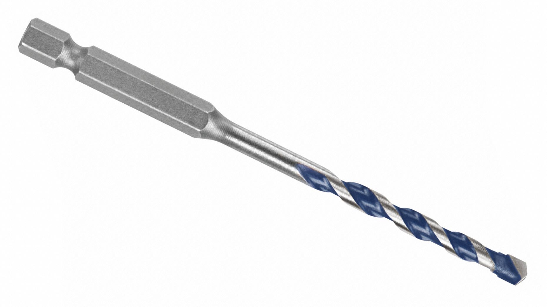 Round Hammer Drill: 3/16 in Drill Bit Size, 2 in Max Drilling Dp, 2 in Overall Lg