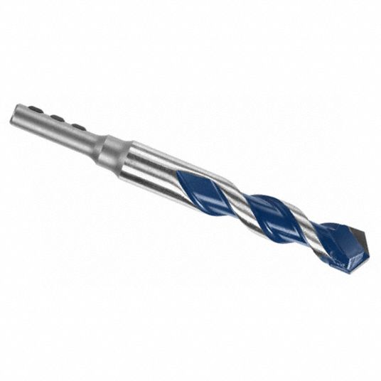 BOSCH, 3/4 in Drill Bit Size, 4 in Max Drilling Dp, Round Hammer Drill ...