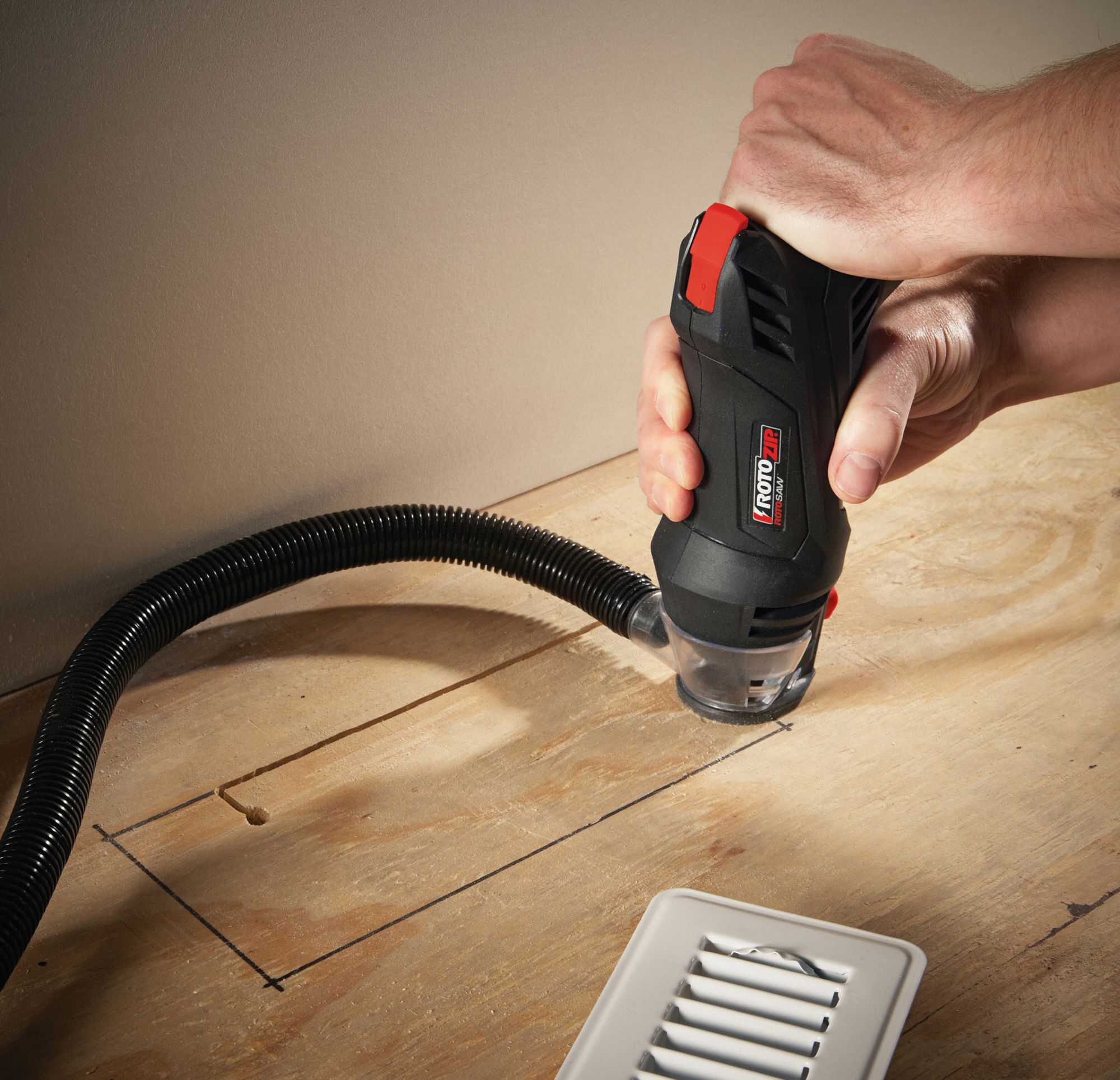 ROTOZIP Spiral Saw Kit, 30,000 RPM No Load RPM, 5.5 Amps 120V, Tool Length 8 1/2 in 46U377