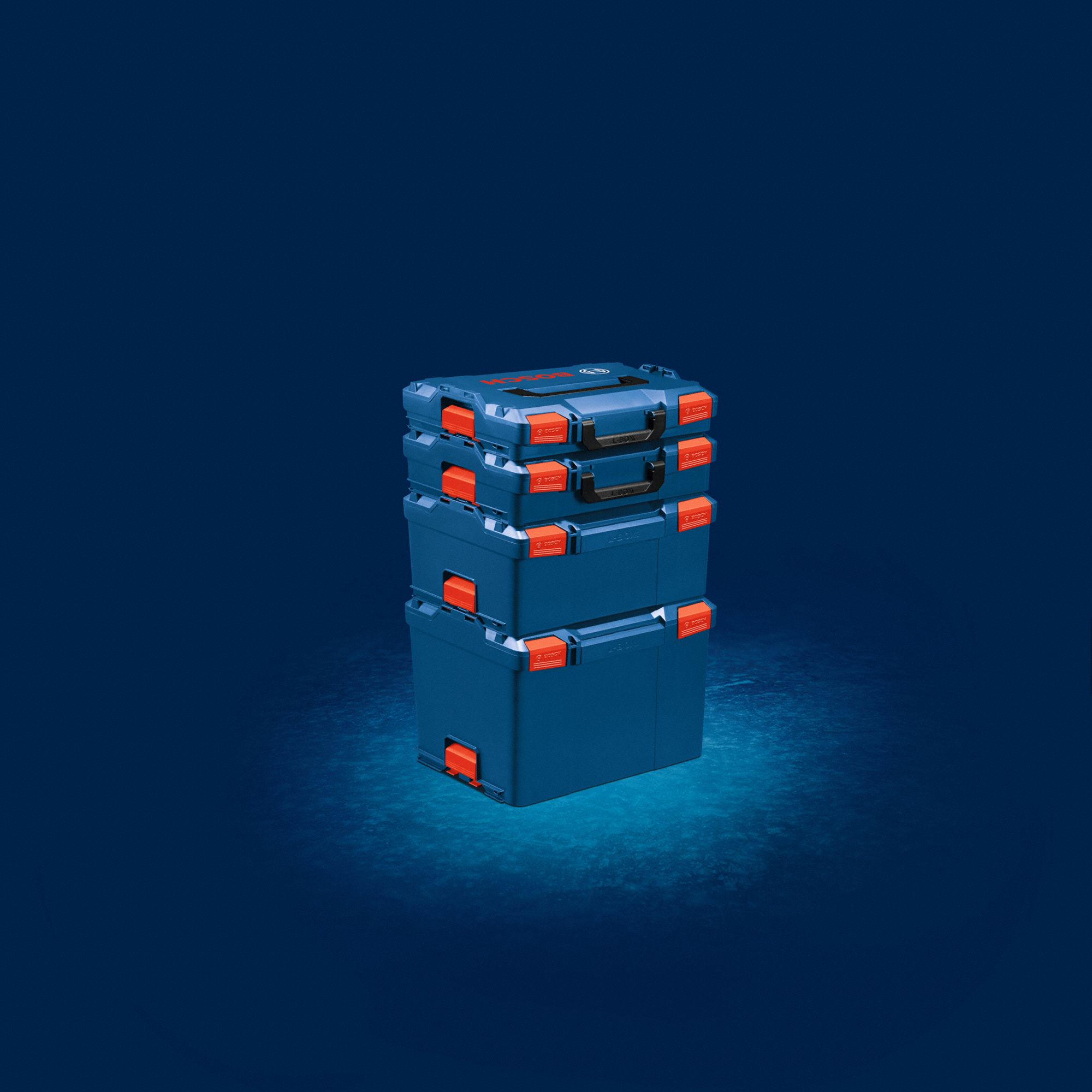 BOSCH Tool Box 14 in Overall Wd, 17 1/2 in Overall Dp, 6 in Overall Ht