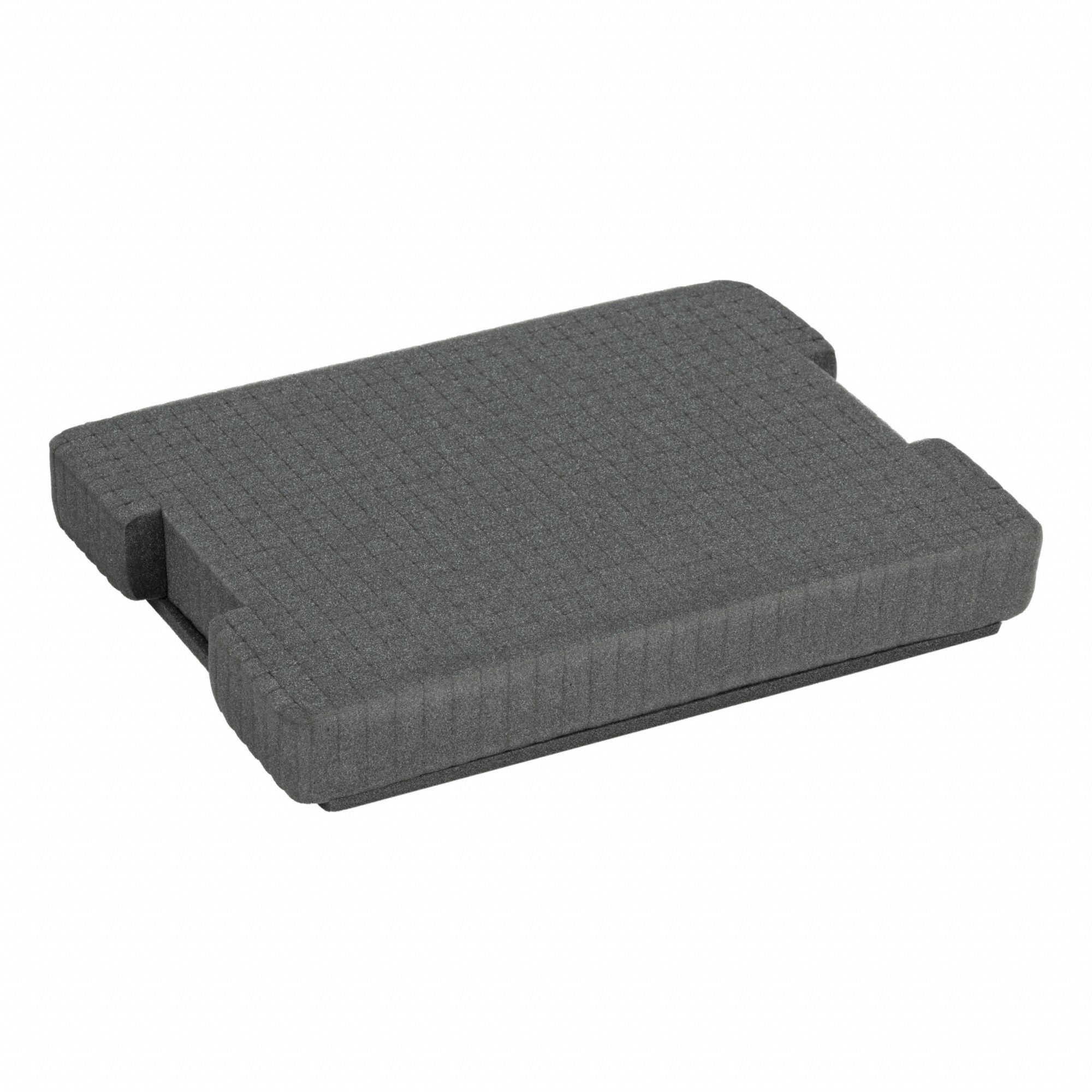 Foam Insert: Black, 12 1/2 in Overall Wd, 15 3/4 in Overall Lg, 0 Compartments, Foam