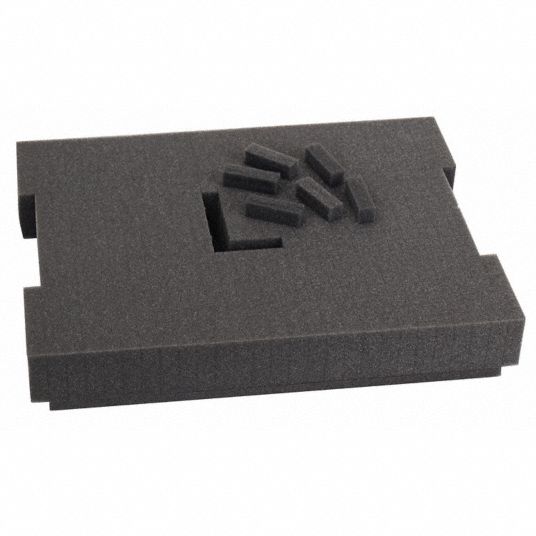BOSCH Tool Storage Foam Inserts Black, 12 1/2 in Overall Wd