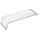 BIN LID, 3⅞ IN X 10½ IN, CLEAR, FOR USE WITH 30224