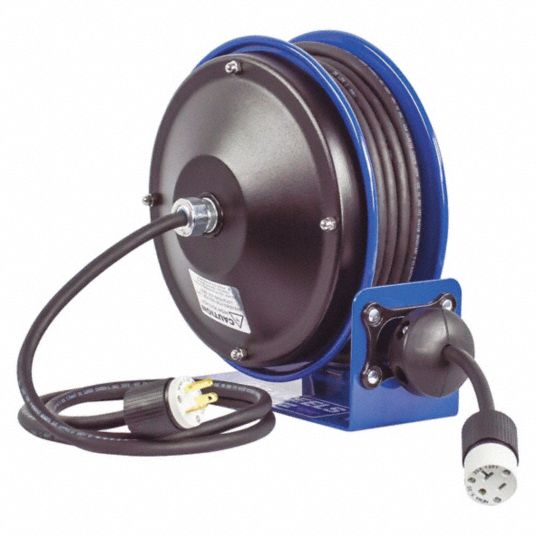 COXREELS, Grounding Plug, NEMA 5-15P, Extension Cord Reel - 46U998