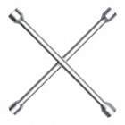 LUG WRENCH,14IN.L,CHROME,4 WAY