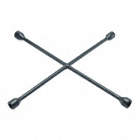 LUG WRENCH,18IN.L,STEEL,4 WAY