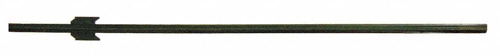 FENCE POST,60 H X 3 1/2 W IN.,STEEL