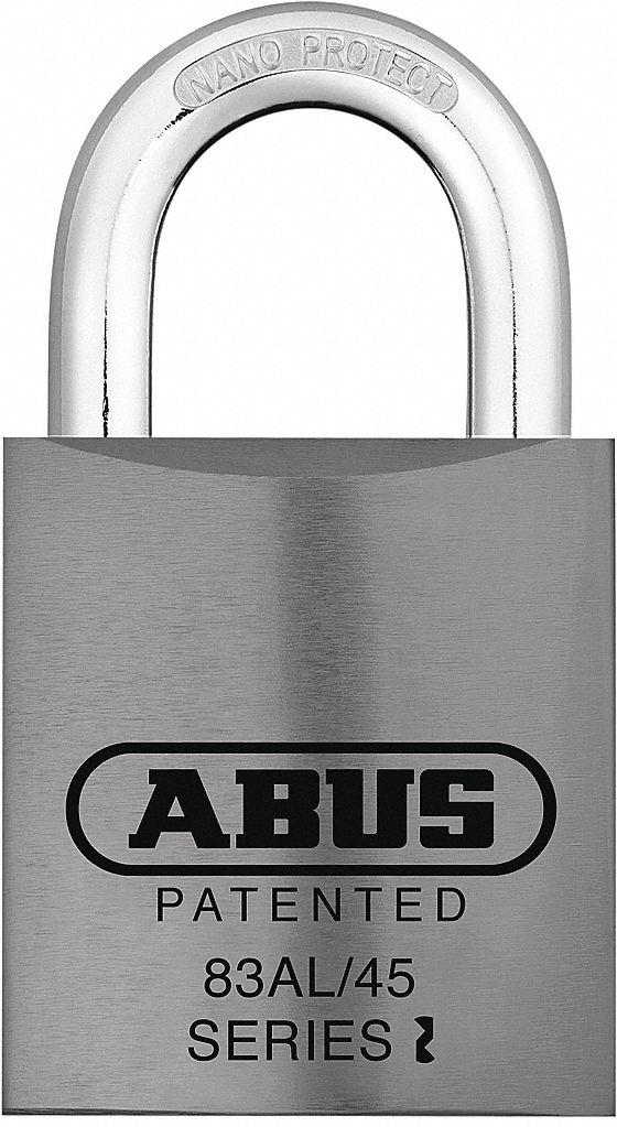 PADLOCK TITALIUM 83AL,45MM,SLV/TI-KD